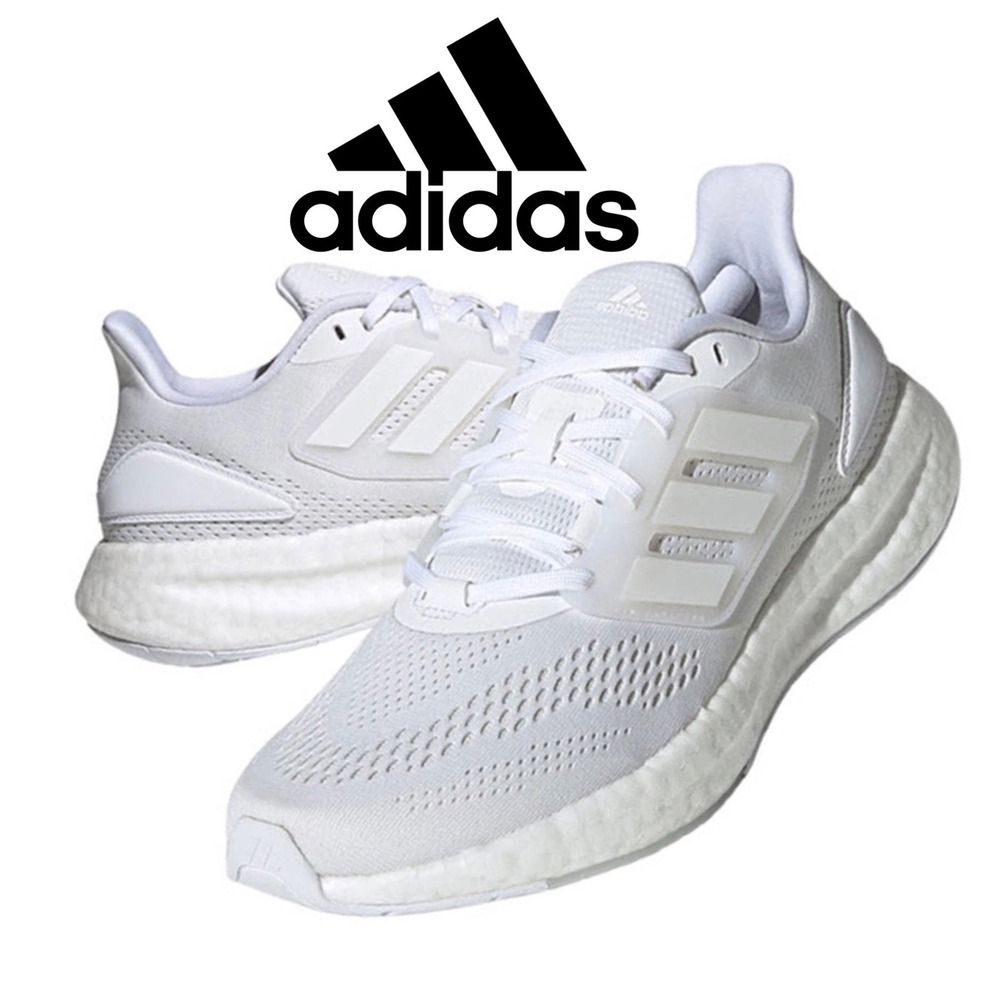 Adidas Pureboost 22 White Off Running Shoes GZ5181 Mens 7.5 Sneakers Athletic